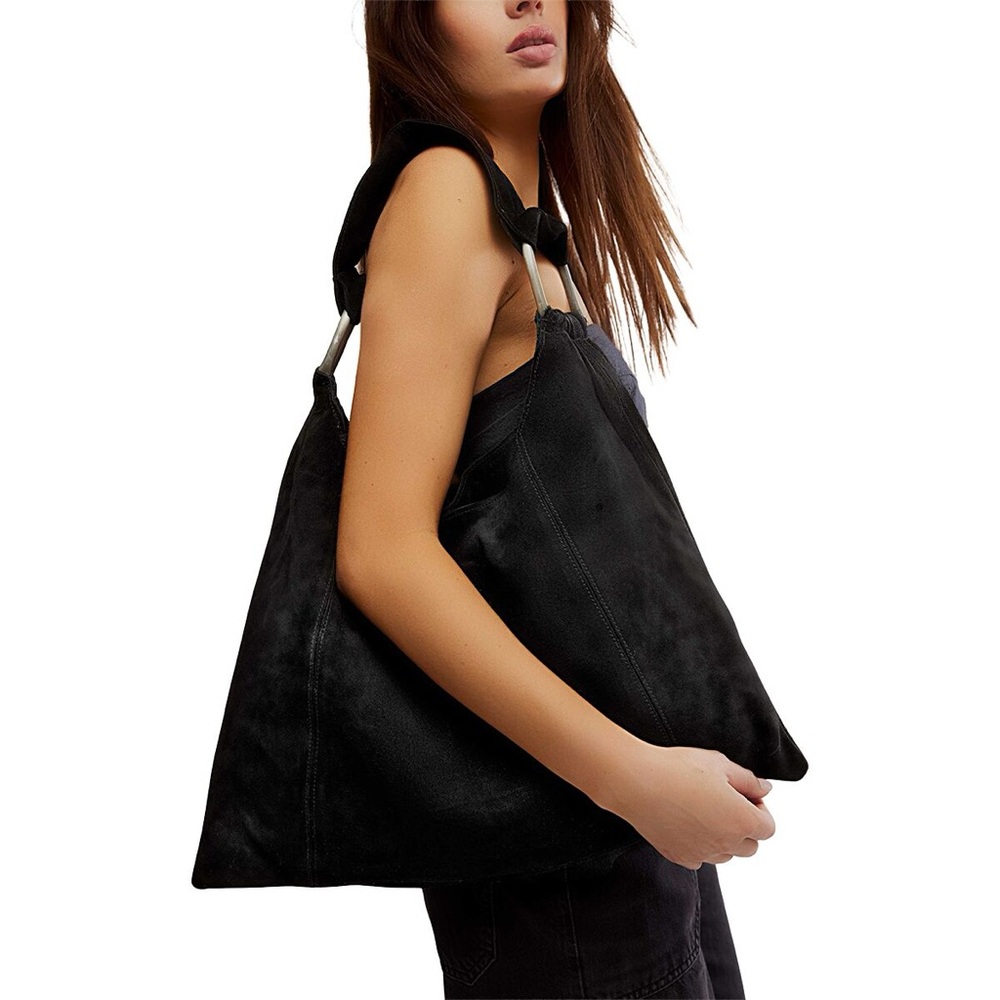 Free People Bobbi Suede Slouchy Tote Bag❤️ NWOT - Picture 7 of 11